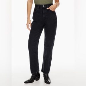 Aritzia Denim Forum pinup super high straight jean